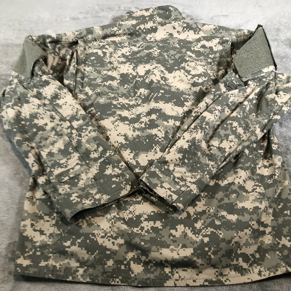 US Army Digital Camo Jacket Mens Large Military Combat Uniform 8415-01-519-8501 - Picture 5 of 16
